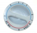 Button - C00041461 Timer Knob White 27 [Whirlpool Indesit]